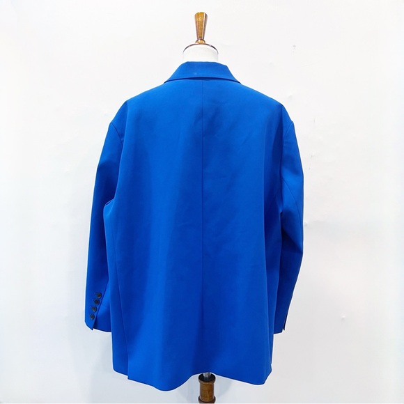 The Frankie Shop Oversized Bea Blazer Royal Blue Medium - Picture 8 of 10